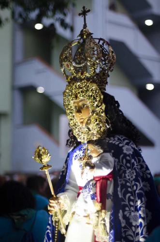 La Verge de la Fuensanta a Can Deu a l'altar de Can Deu.